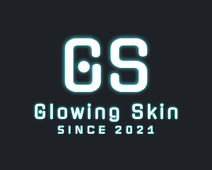 Big Futuristic Glow logo design