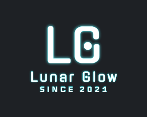 Big Futuristic Glow logo design