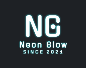 Big Futuristic Glow logo design