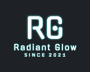 Luminous - Big Futuristic Glow logo design