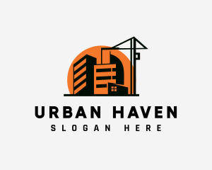 City Urban Construction logo design