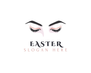 Eyelashes - Feminine Eyelashes Gradient logo design