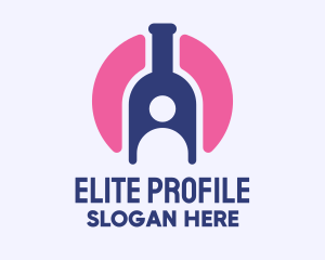 Profile - Human Wine Bottle logo design
