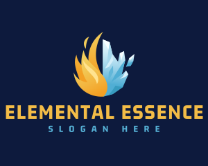 Element - Fire Ice Element logo design