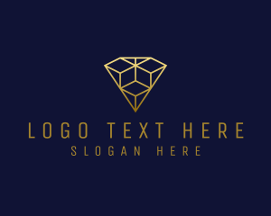 Luxury Diamond Jewelry logo design