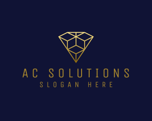 Luxury Diamond Jewelry logo design