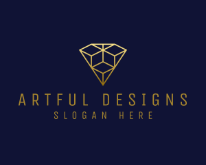 Luxury Diamond Jewelry logo design