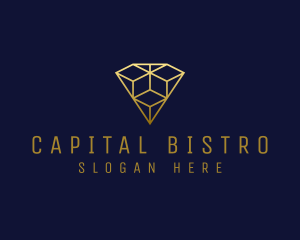 Luxury Diamond Jewelry logo design