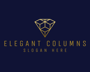 Luxury Diamond Jewelry logo design