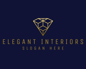 Luxury Diamond Jewelry logo design