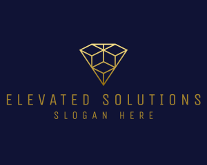 Luxury Diamond Jewelry logo design