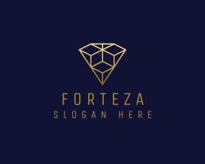 Luxury Diamond Jewelry logo design