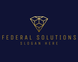 Luxury Diamond Jewelry logo design