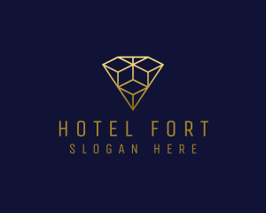 Luxury Diamond Jewelry logo design