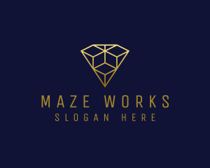 Luxury Diamond Jewelry logo design