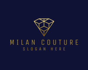 Luxury Diamond Jewelry logo design