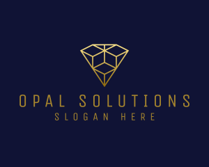 Luxury Diamond Jewelry logo design