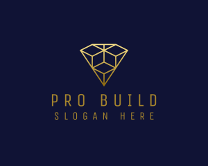 Luxury Diamond Jewelry logo design