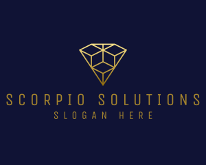 Luxury Diamond Jewelry logo design