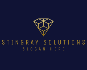 Luxury Diamond Jewelry logo design