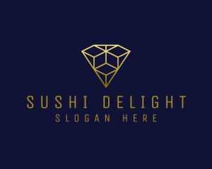 Luxury Diamond Jewelry logo design