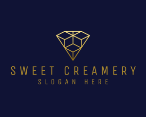 Luxury Diamond Jewelry logo design