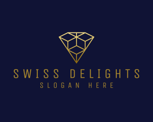 Luxury Diamond Jewelry logo design