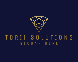 Luxury Diamond Jewelry logo design