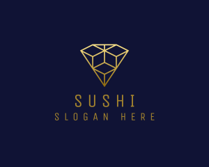 Luxury Diamond Jewelry logo design