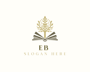 Bookstore - Education Learning Tree Book logo design