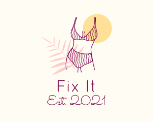 Summer Bikini Body logo design