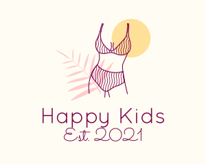 Summer Bikini Body logo design