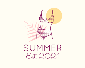 Summer Bikini Body logo design