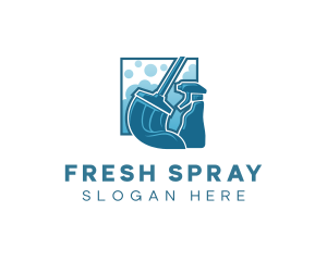 Spray - Spray Mop Cleaning logo design