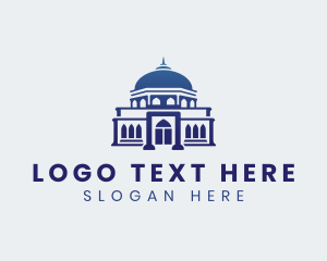 Structure - Islamic Mosque Architecture logo design