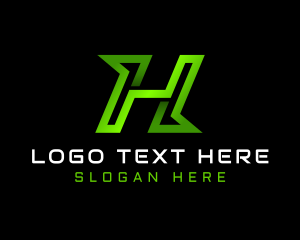 Esports - Business Multimedia Letter H logo design