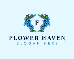 Botanical Floral Flower logo design