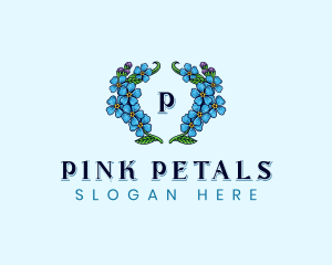 Botanical Floral Flower logo design