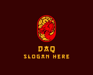 Cultural - Mythical Oriental Dragon logo design