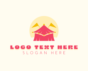 Fair - Funfair Entertainment Tent logo design