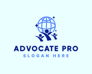 Advocate - Global Human Community logo design