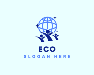 Social Worker - Global Human Community logo design