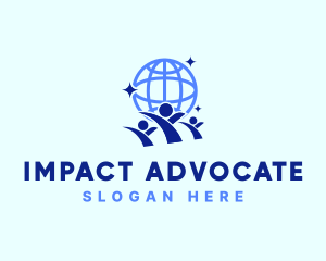Advocate - Global Human Community logo design