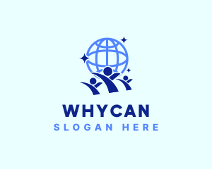 Social Worker - Global Human Community logo design