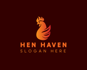 Flame Chicken Grill logo design