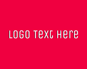 Font - White Narrow Wordmark logo design