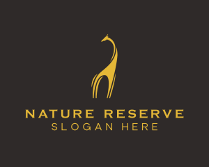 Reserve - Giraffe Nature Zoo logo design