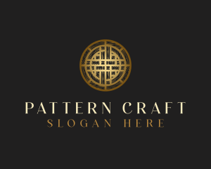 Fabric Texture Pattern logo design