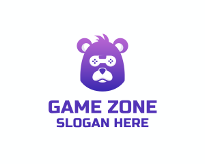 Bear Game Console logo design