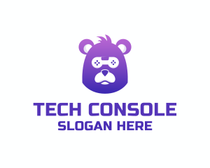 Console - Bear Game Console logo design